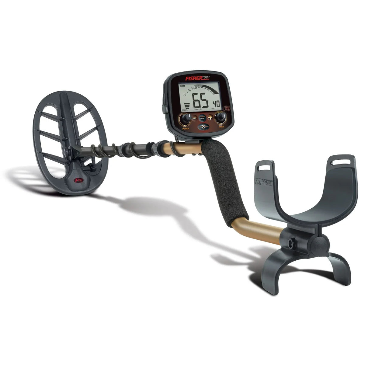 Fisher F19 metaaldetector met 11" DD zoekspoel