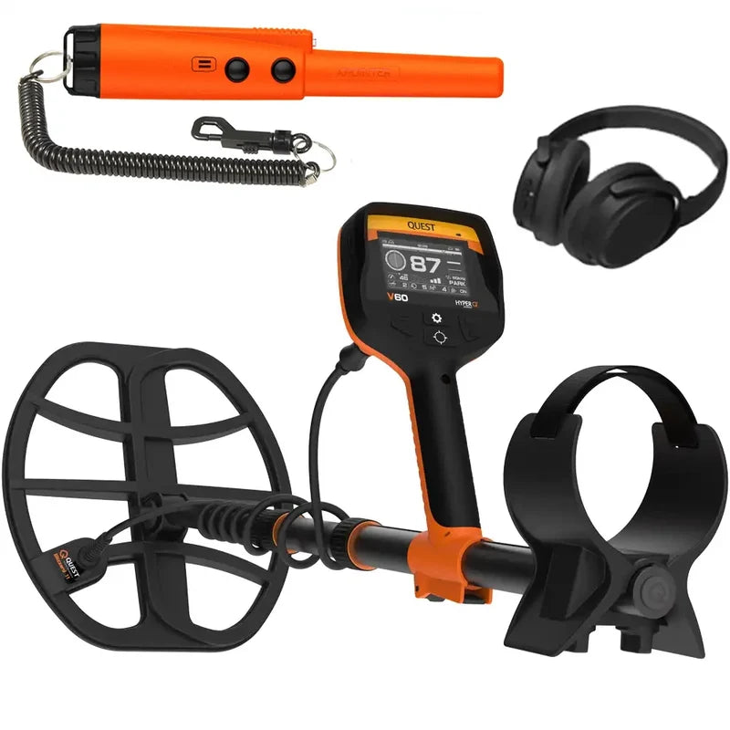 Quest V60 metaaldetector + gratis XPointer