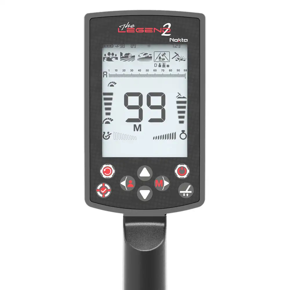 Nokta The Legend 2 metaaldetector met gratis LD22 zoekspoel